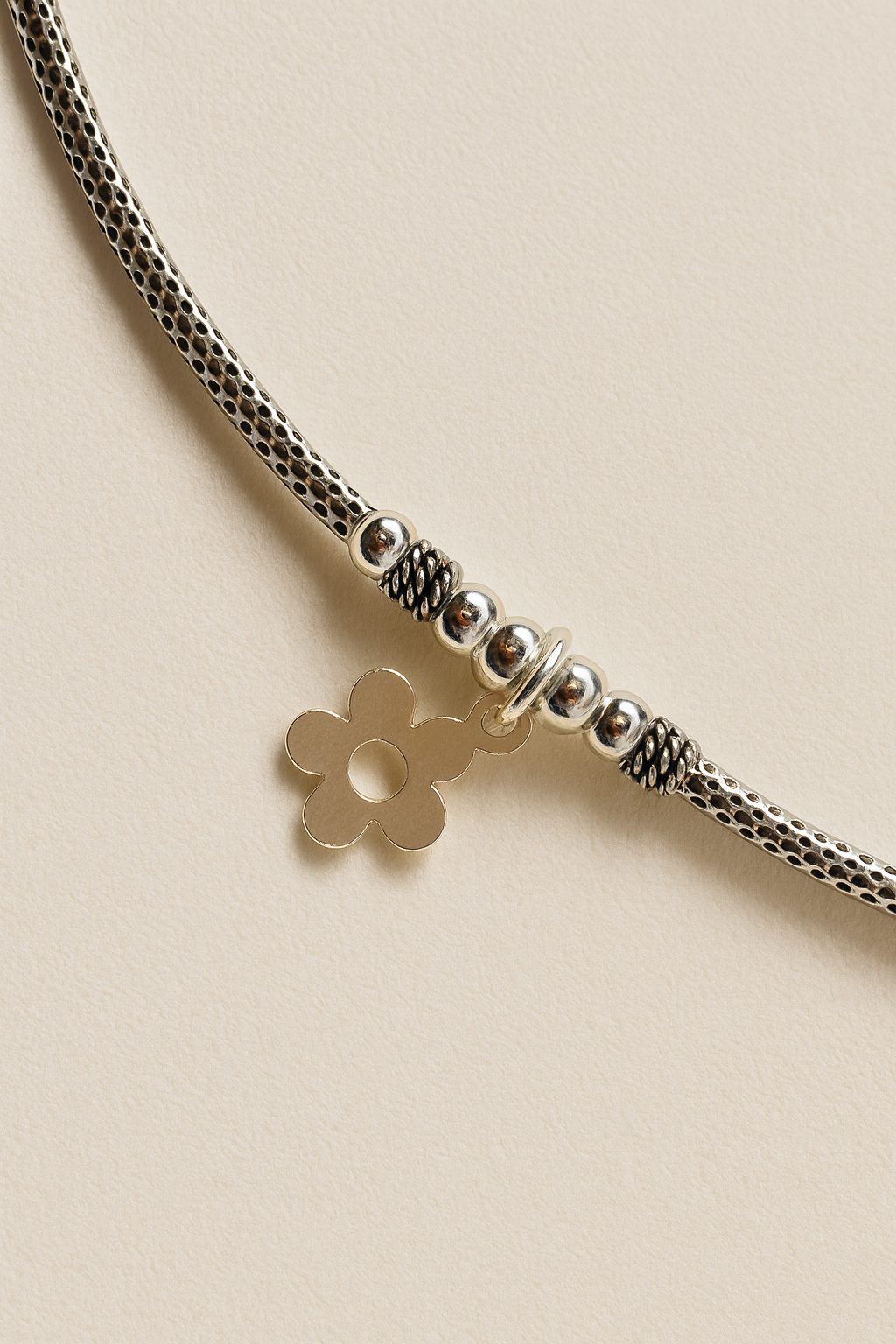 Blue Aura Evil Eye Anklets – 925 Sterling Silver with Floral Charm (Pair)