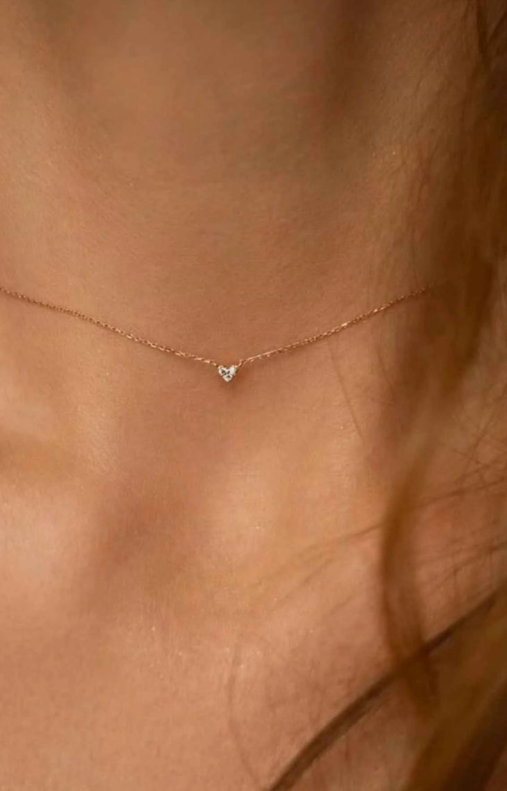 Amora Heart Pendant Necklace – 925 Silver