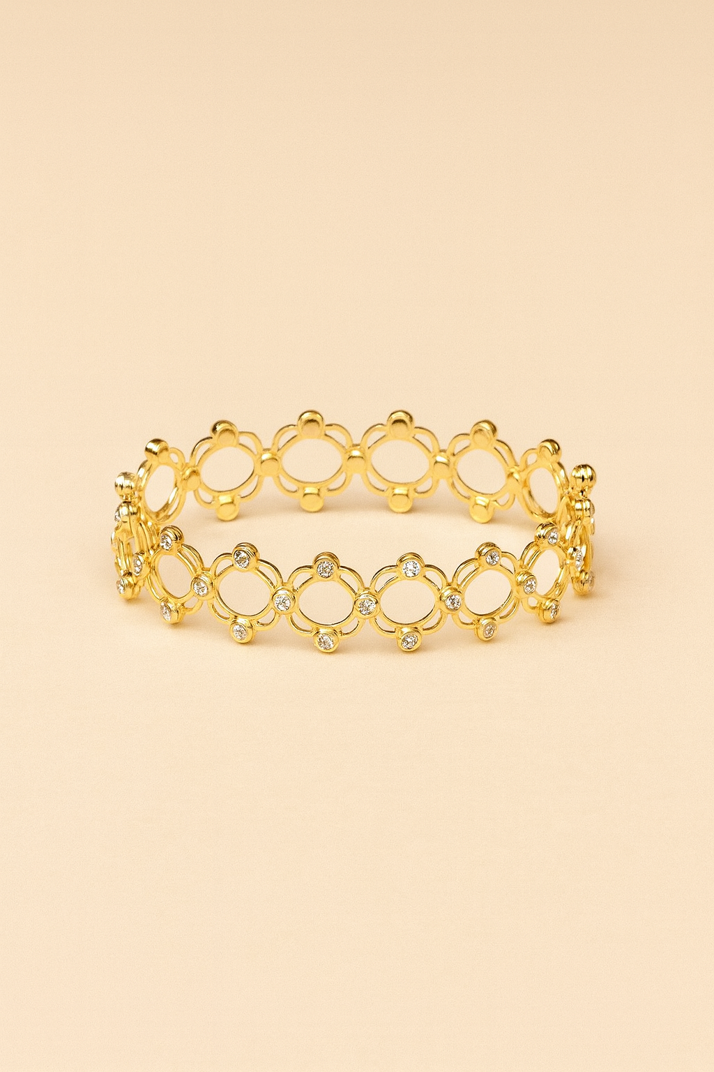 Convertible Gold-Plated 925 Silver Bracelet & Ring