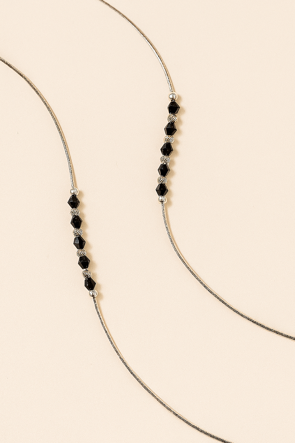 Ziya – 925 Silver Minimal Nazariya Anklet Set