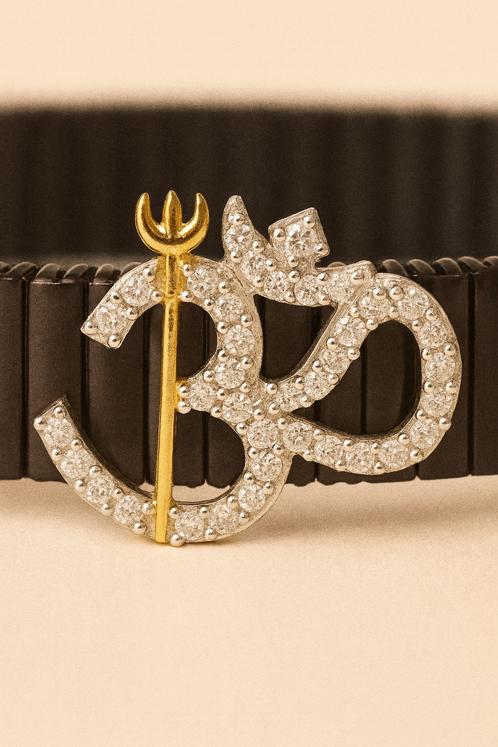 Om Symbol Men’s Bracelet - 925 Silver