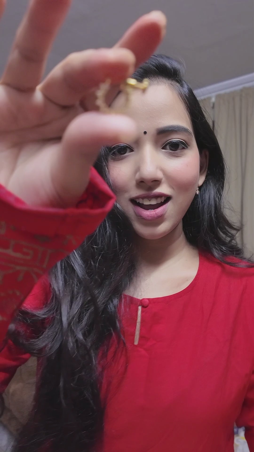 Saanvi – 925 Silver Gold-Plated Nath with CZ Stones