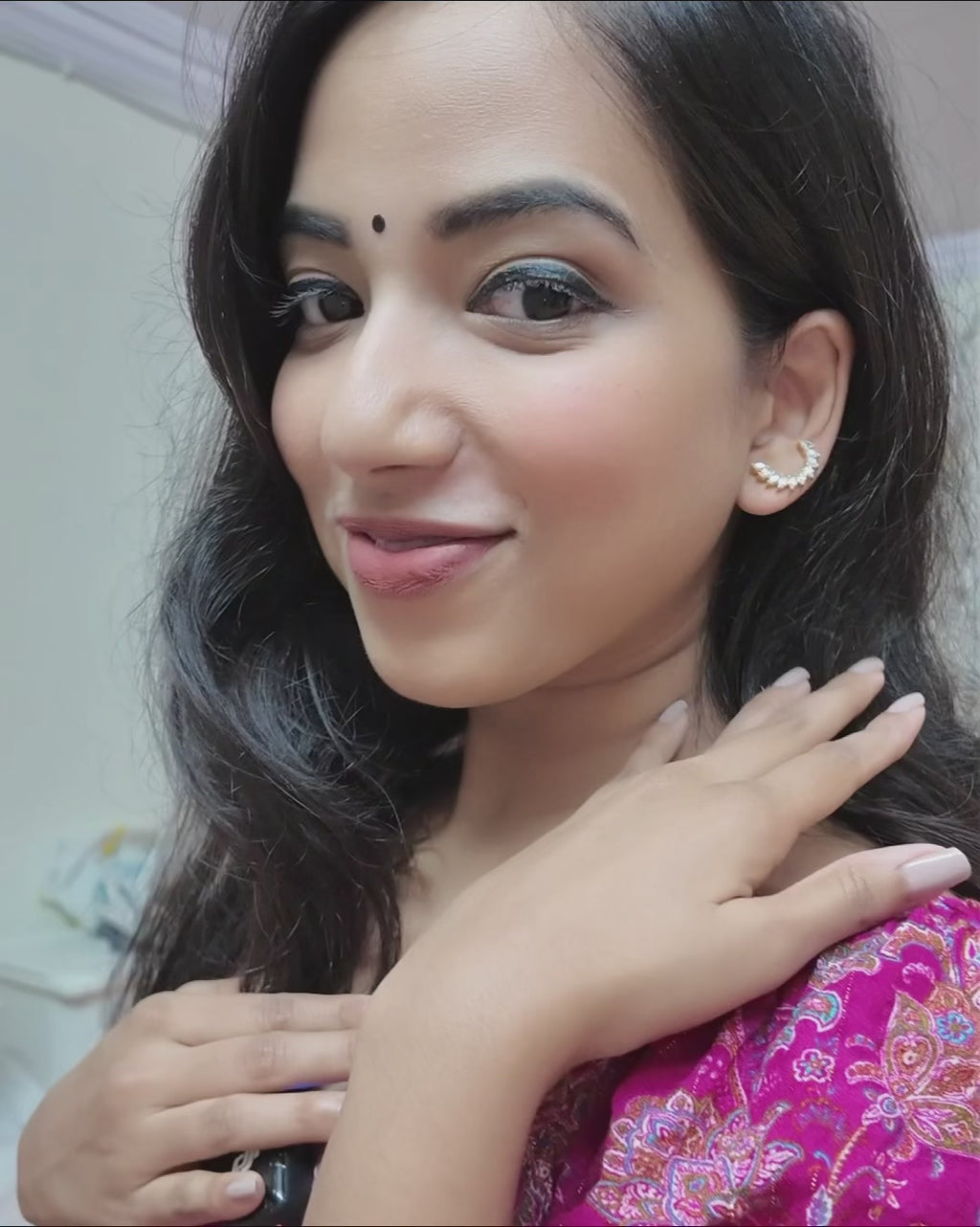 925 Silver Half Moon Ear Cuffs