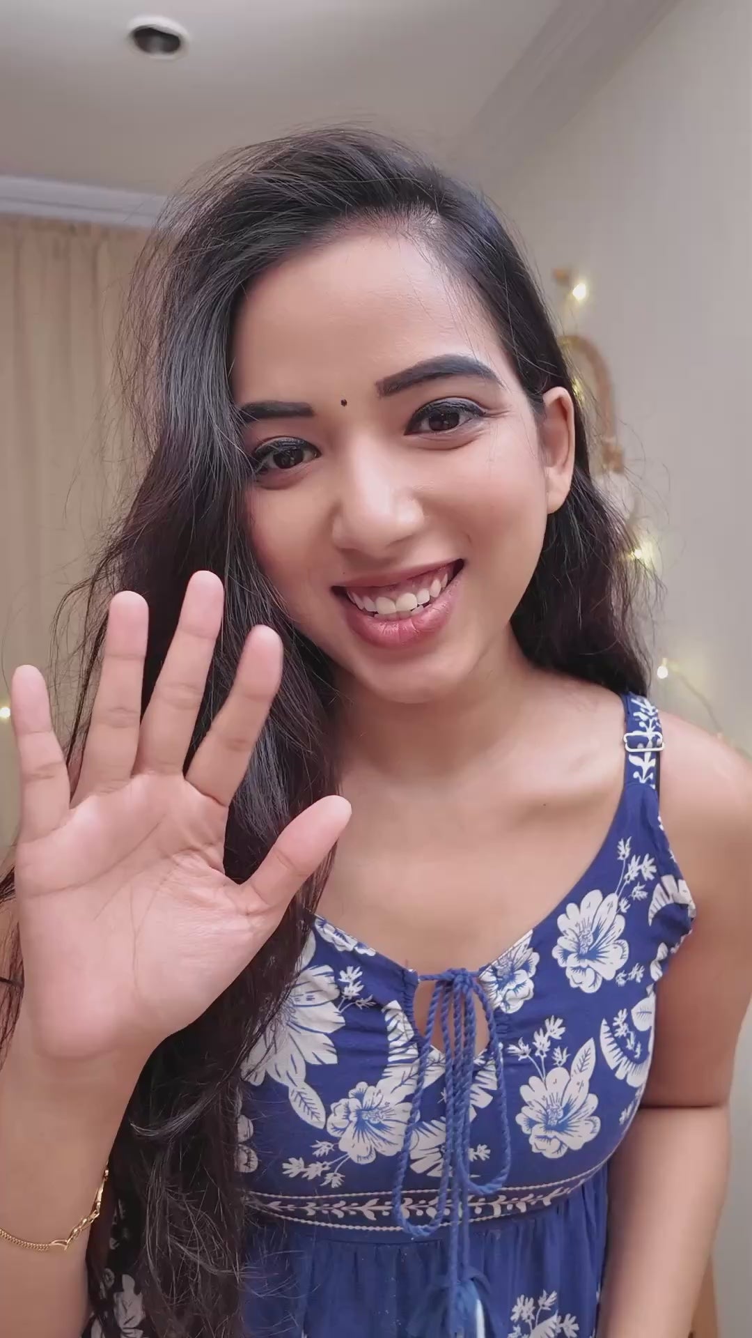 Lustre Petal Drop Earrings